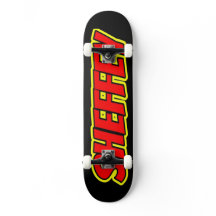 Sheffey Red Comic Polices Patinage