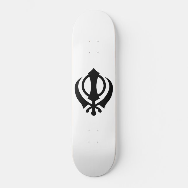 Skateboard Sikh Khanda (Recto)