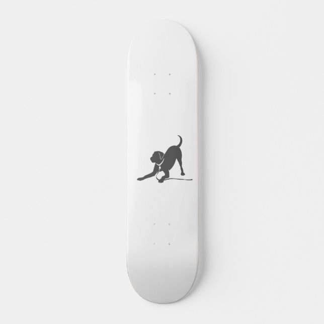 Skateboard Silhouette de l'extracteur Labrador (Devant)