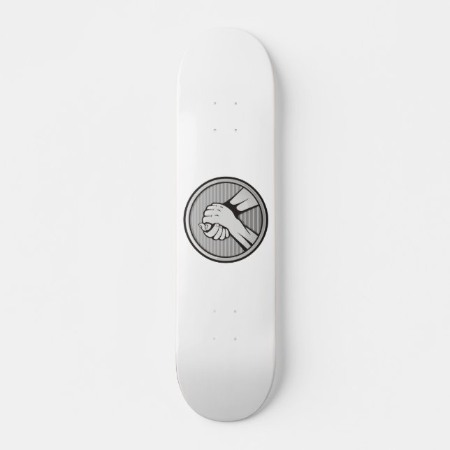 Skateboard Silver (Devant)