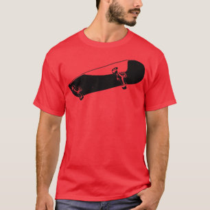 Skateboard Simplistic Skate Skateboarding T-Shirt