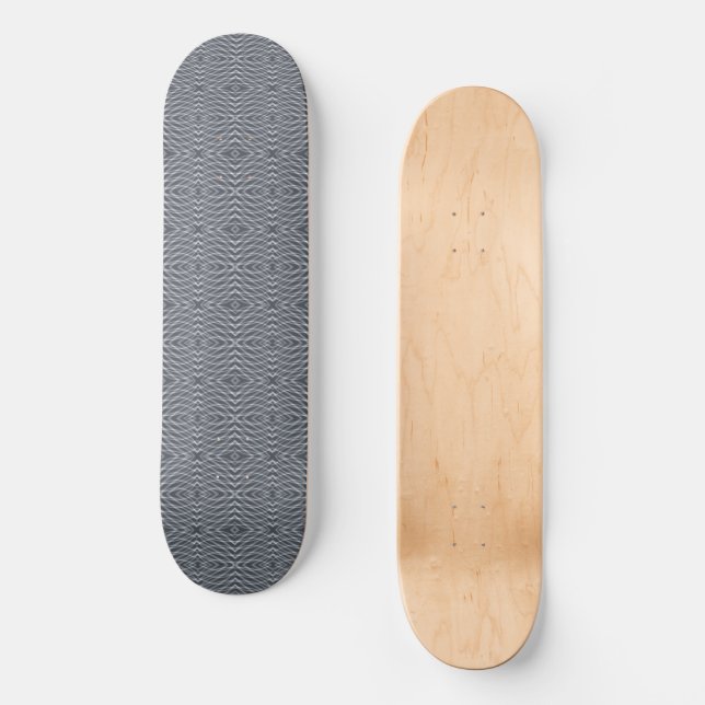 Skateboard Sine Wave Pulse Signal moderne Art Abstrait Design (Recto)