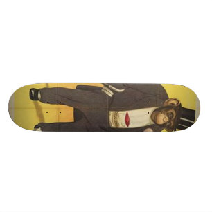 Skateboard Singe vintage dans la plate-forme de planche à