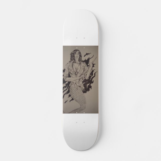 Skateboard sirène militairy (Recto)