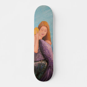 Skateboard Sirène Sous La Mer