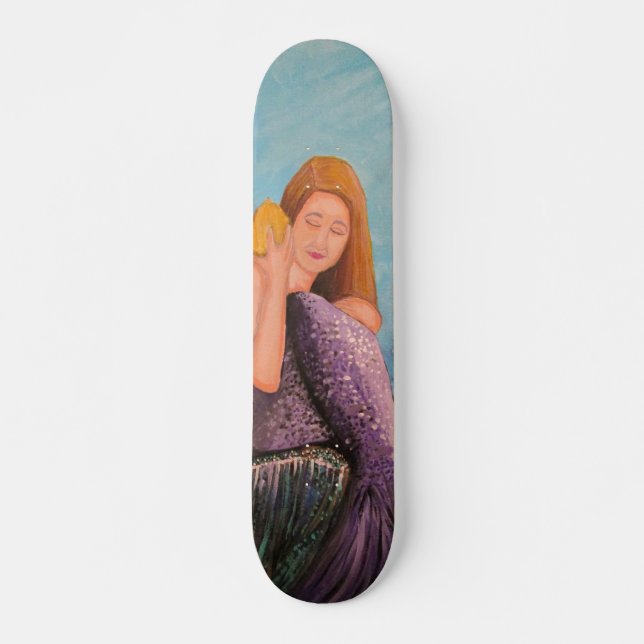 Skateboard Sirène Sous La Mer (Devant)