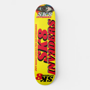 Skateboard SK8 INVADERS 8 Pont de planche à roulettes 1/4"