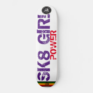 Skateboard SK8 Patinage POUVOIR POUR FILLES