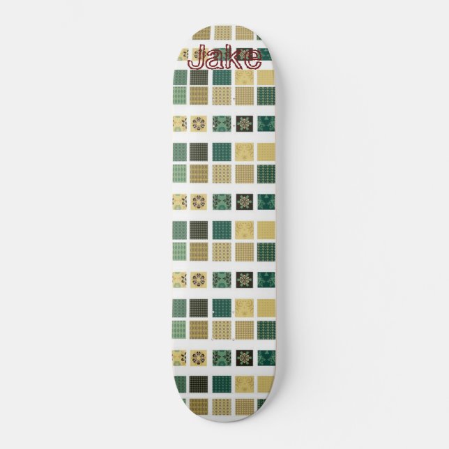 Skateboard Skate Brown vert (Recto)