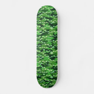 Skateboard Skate Camo crâne vert