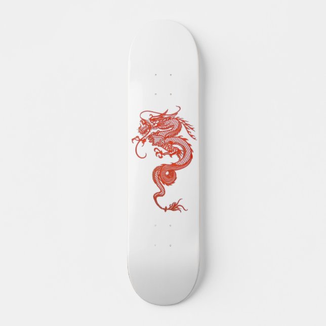 Skateboard Skate chinois Dragon (Devant)
