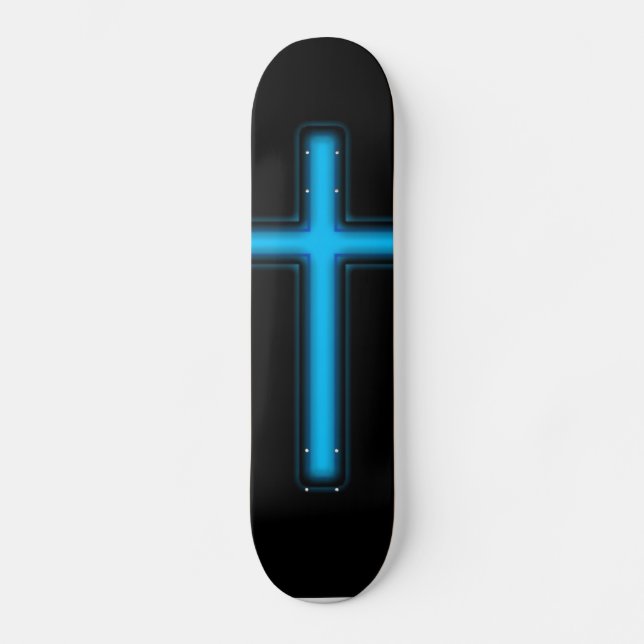 Skateboard Skate Croix Bleue (Recto)
