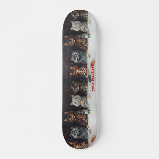 Skateboard Skate de Louis Wain Cats (Devant)