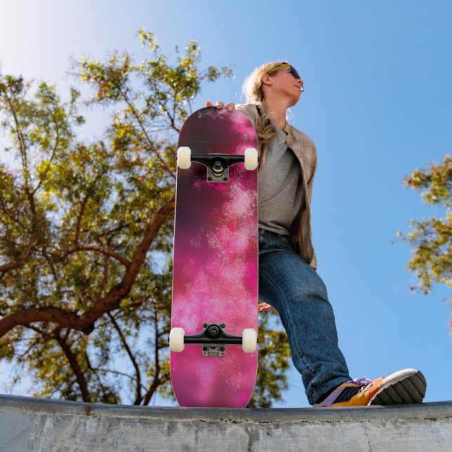 Skateboard Skate de nuit Sky Pink Flare (Extérieur 1)