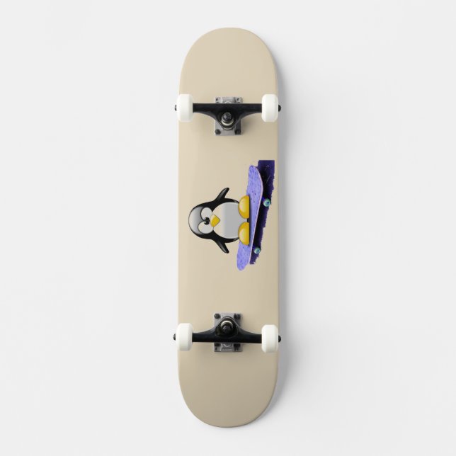 Skateboard Skate de pingouin (Recto)