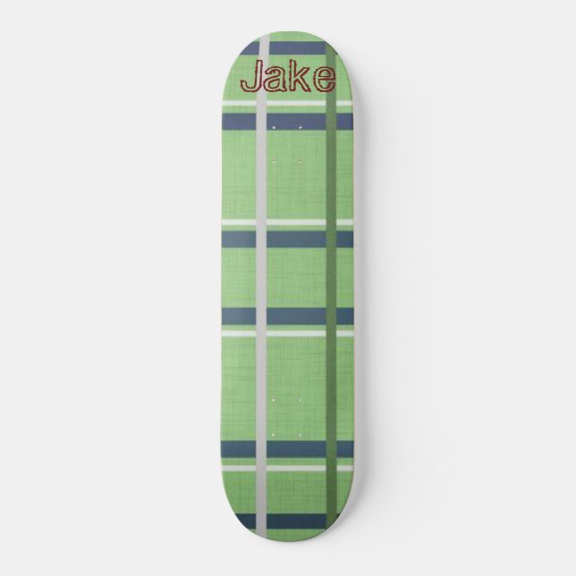 Skateboard Skate Green Blue (Recto)