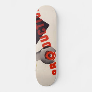 Skateboard Skate Poster vintage 2ème guerre mondiale