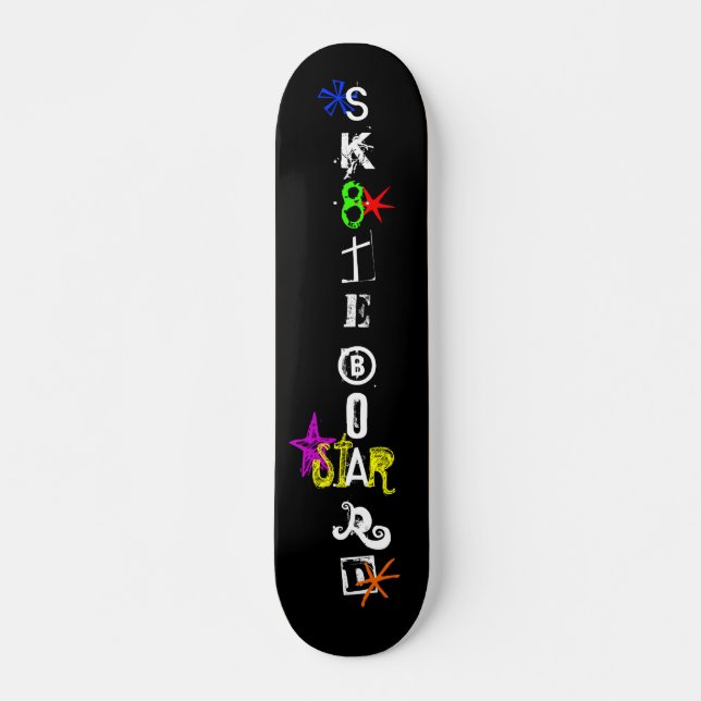 Skateboard Skate "Sk8teboard St*r 3" (Devant)