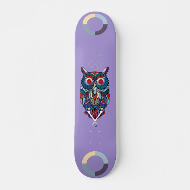 Skateboard Skateboard, hibou (Devant)