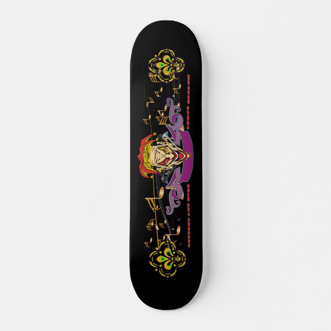 Skateboard Skateboard-The-Joker-set-1-Black (Devant)