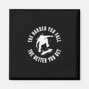 Skateboard Skateboarder - Skateboarding Skater 2  Magnet
