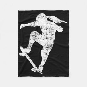 Skateboard Skateboarding Skateboarder Skate Skater Fleece Blanket