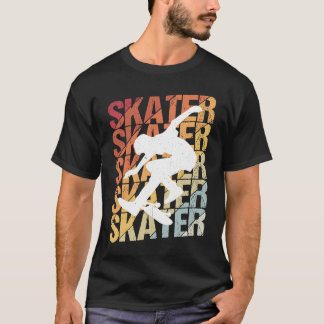 Skateboard Skateboarding Skater Vintage Retro Boar T-Shirt