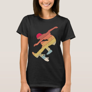 Skateboard Skateboarding Skater Vintage Retro Boar T-Shirt
