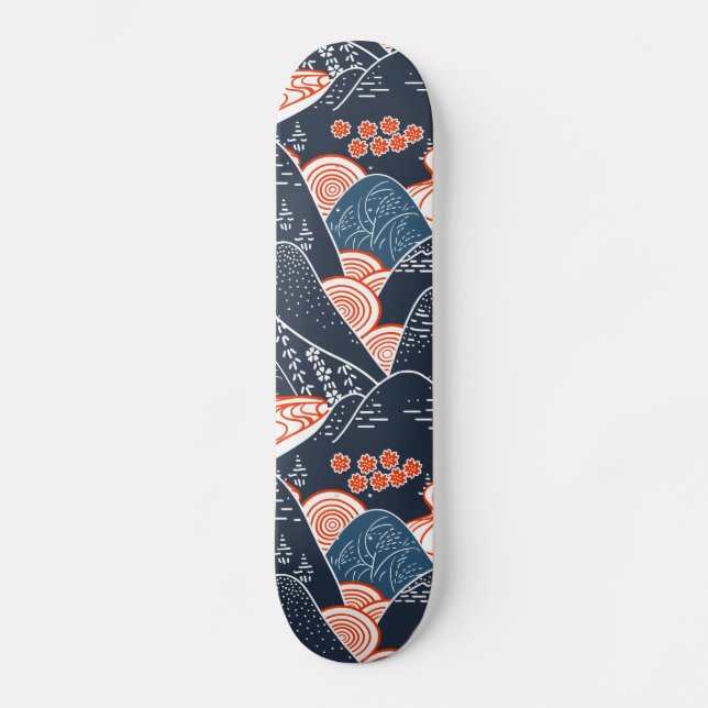 Skateboard Skateboards samouraïs mosaïque (Recto)