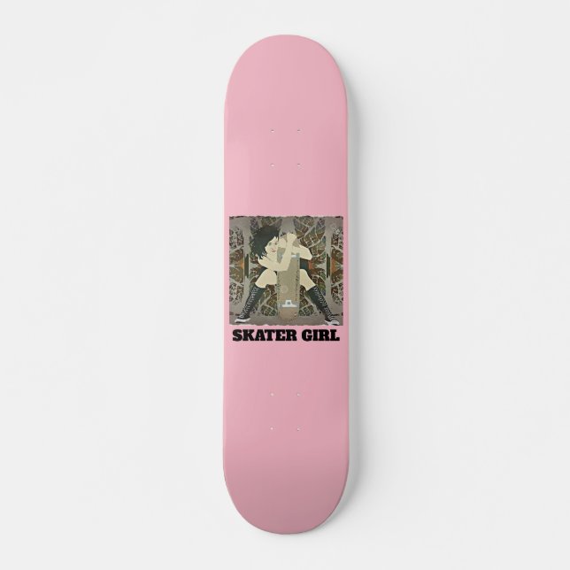 SKATEBOARD SKATER GIRL SKATEBOARDS (Devant)