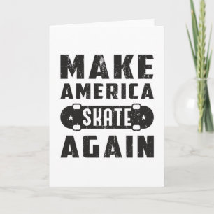 Skateboard Skater Skateboarder Halfpipe Gift Idea Card