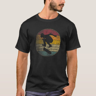 Skateboard Skater Skating Vintage Distressed Retro T-Shirt