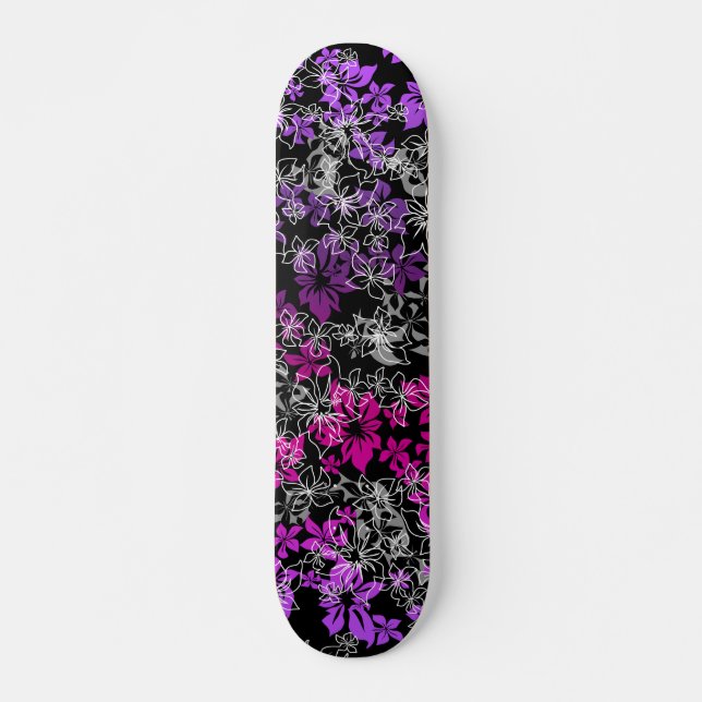 Skateboard Ski Hibiscus (Devant)
