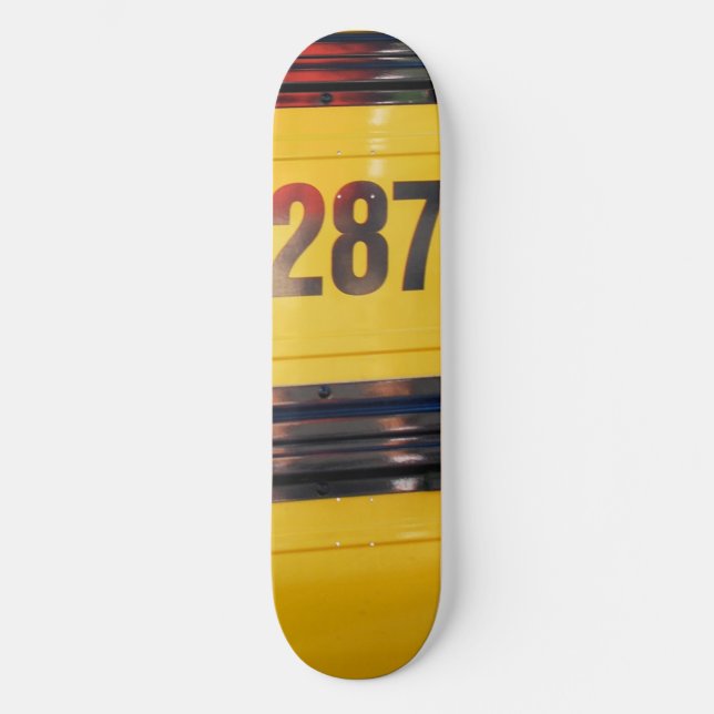 Skateboard Ski "School Bus" (Recto)
