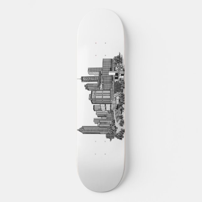 Skateboard Skyline Atlanta Georgia (Recto)