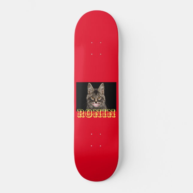 Skateboard SMILE KITTY RONIN Skate Deck (Recto)