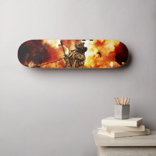 Skateboard Soldats à War Skate Deck ou Wall Art