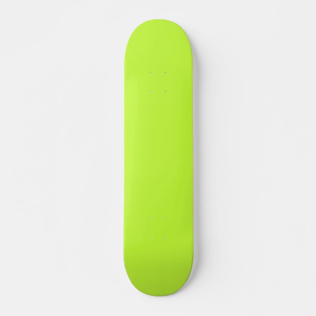 Skateboard Solid bright light green (Devant)