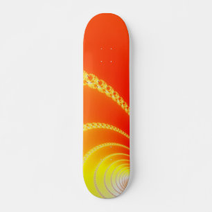 Skateboard Sound Waves Fractal Art