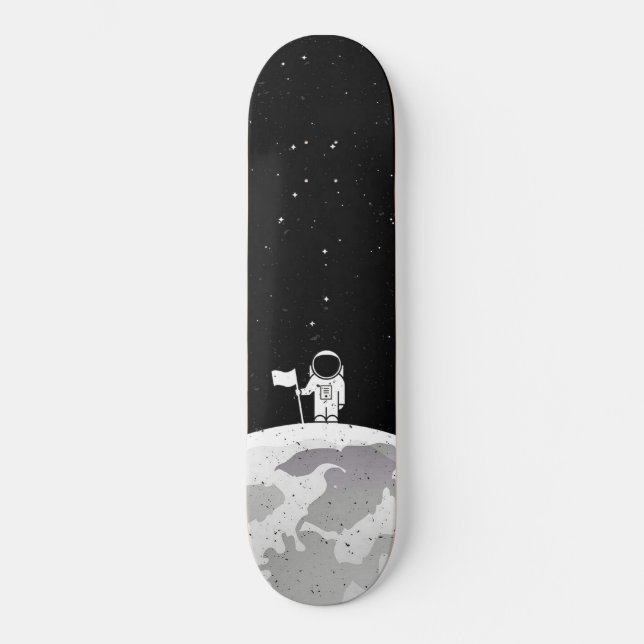 Skateboard Space Man Journey Moon Element Skboard (Recto)