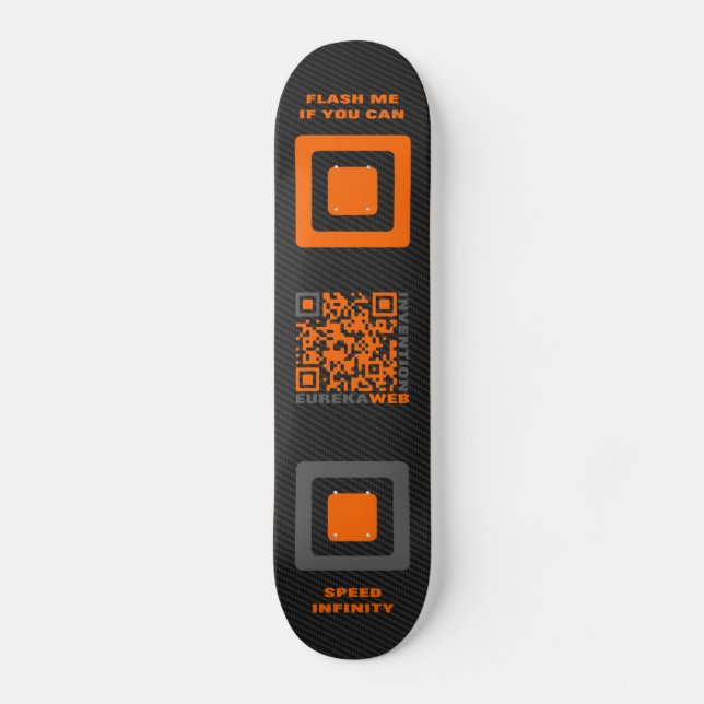Skateboard Speed infinity carbon fiber (Recto)