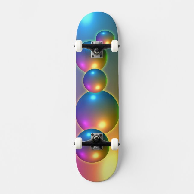 Skateboard Sphères brillantes (Recto)