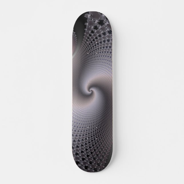 Skateboard Spirales sans fin - Art Fractal (Devant)