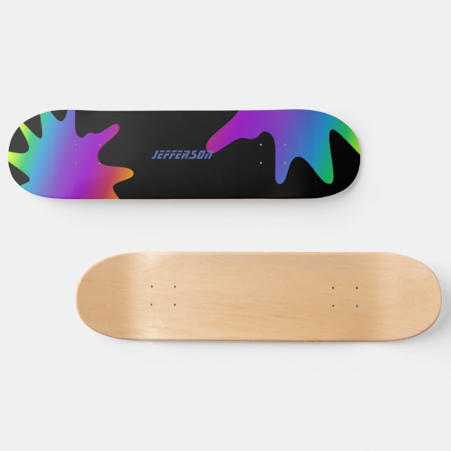 Skateboard Splash of color (Horz)