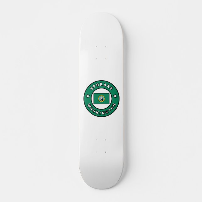 Skateboard Spokane Washington (Devant)