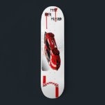 Skateboard, Sport Car Skateboard<br><div class="desc">This skateboard artwork captures the essence of individuality and personal expression. It features a verity of elements such as patterns and typography and modern design. The uniqueness is visually appealing to the skateboard community. Skateboarding is a popular sport and hobby enjoyed by people of all ages around the world.</div>