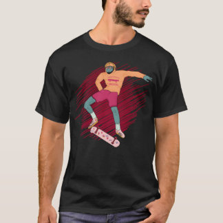 Skateboard Sport retro funny T-Shirt