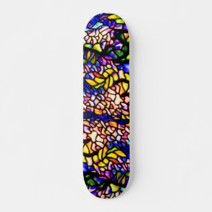 Skateboard-Stained Glass-Louis Tiffany 1 Skateboard