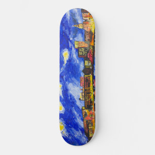 Skateboard "Starry Night Over Savannah" par T.S. Tire