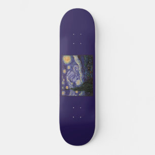 Skateboard Starry Night, Van Gogh French Town Saint Remy Skat